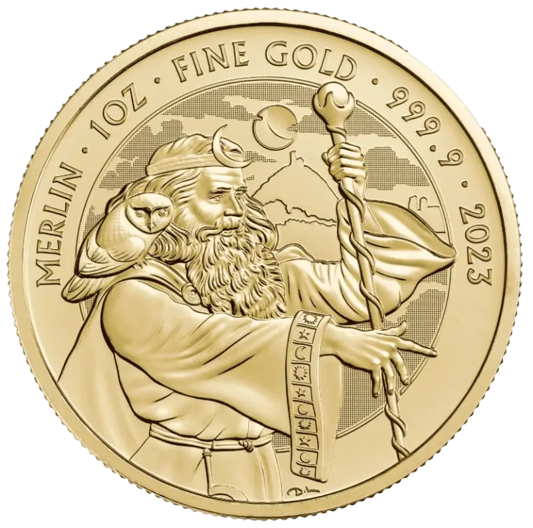 Merlin Myths & Legends 1oz Gold Coin 2023
