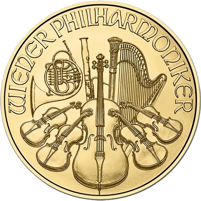 1oz Gold Austrian Philharmonic Coin 2023