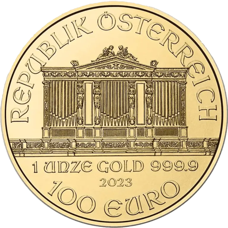 1oz Gold Austrian Philharmonic Coin 2023 - Image 2