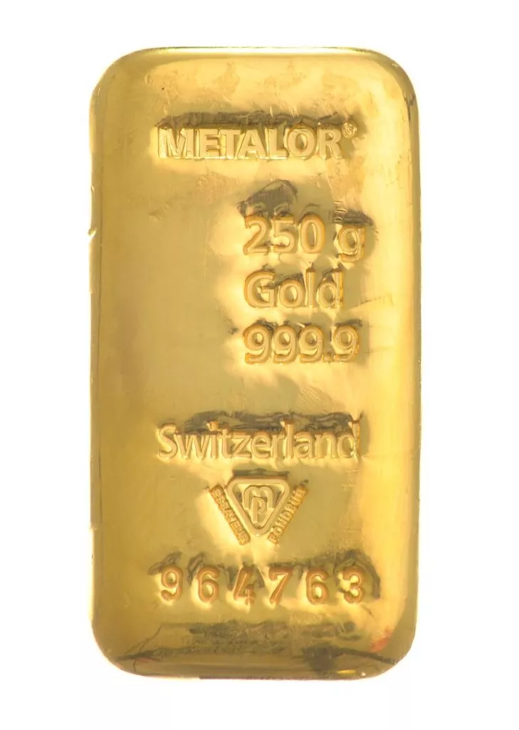 Metalor 250 Grams Gold Bar - Image 2