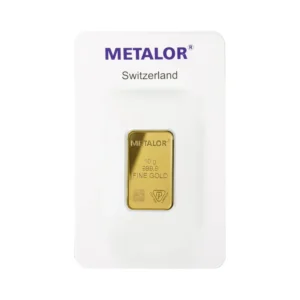 Metalor 10 Grams Gold Bar