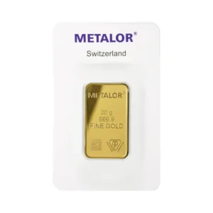 Metalor 20 Grams Gold Bar