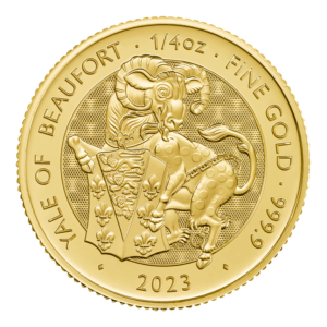 Yale of Beaufort – Tudor Beasts 1/4oz Gold Coin 2023