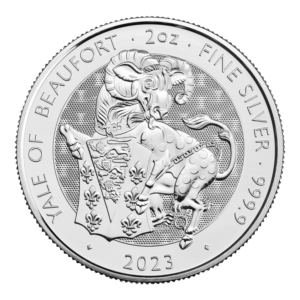 Yale of Beaufort - Tudor Beast 2oz Silver Coin 2023