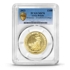PCGS Certified 2023 Britannia QEII 1oz Gold Coin