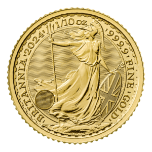1/10oz Gold Britannia KCIII Coin 2024