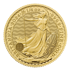 1/4oz Gold Britannia KCIII Coin 2024