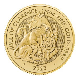 Bull of Clarence - Tudor Beast 1/4oz Gold Coin 2023