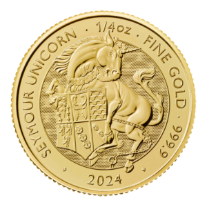 Unicorn - Tudor Beast 1/4oz Gold Coin 2024