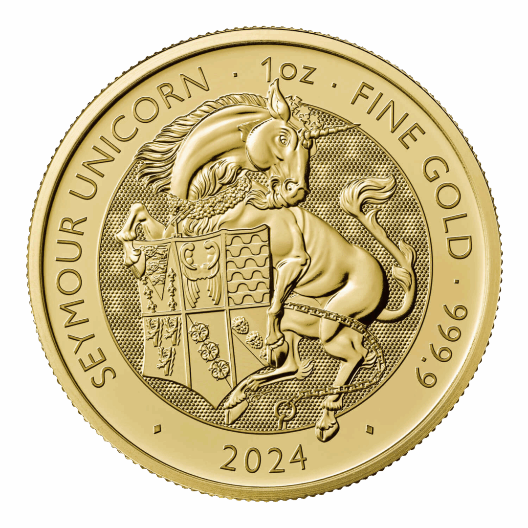 Unicorn - Tudor Beast 1oz Gold Coin 2024