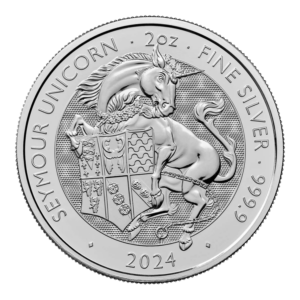 Unicorn - Tudor Beast 2oz Silver Coin 2024