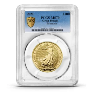 PCGS Certified 2019 Britannia 1oz Gold Coin MS70