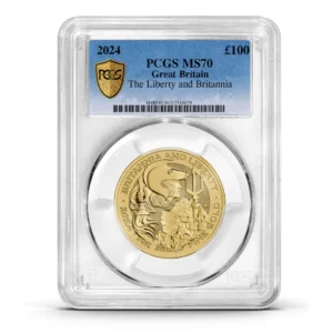 PCGS Certified 2024 Liberty and Britannia 1oz Gold Coin