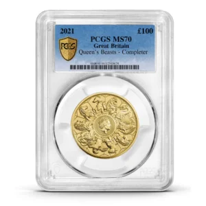 PCGS Certified 2021 Queen's Beast The Completer 1oz Gold Coin