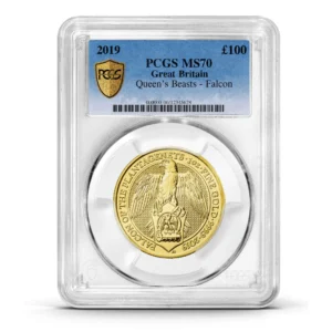 PCGS Certified 2019 Queen's Beast Falcon