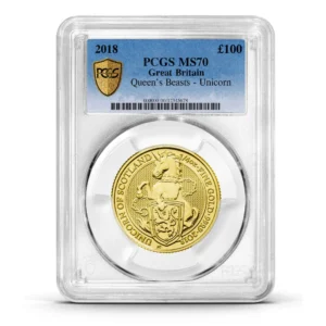 PCGS Certified 2018 Queen's Beast Unicorn