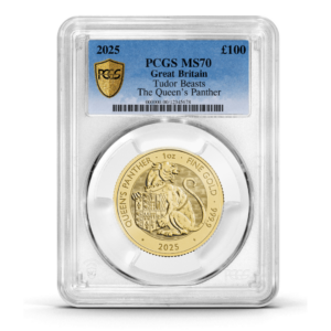 PCGS Certified 2025 Tudor Beast Queen's Panther 1oz Gold Coin