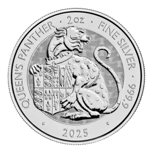 The Queen's Panther - Tudor Beast 2oz Silver Coin 2025