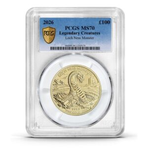 PCGS Certified 2026 Legendary Creatures Loch Ness Monster 1oz Gold Coin